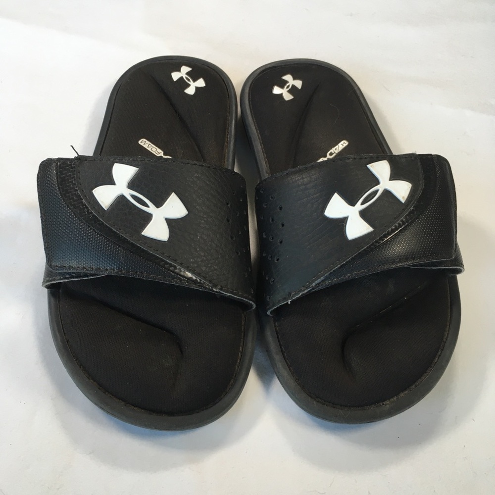 Under Armour 4D Foam Slides Sz 2Y